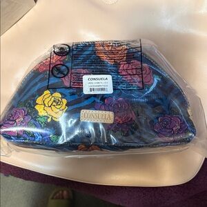 Consuela Multicolor Floral Pouch (large)